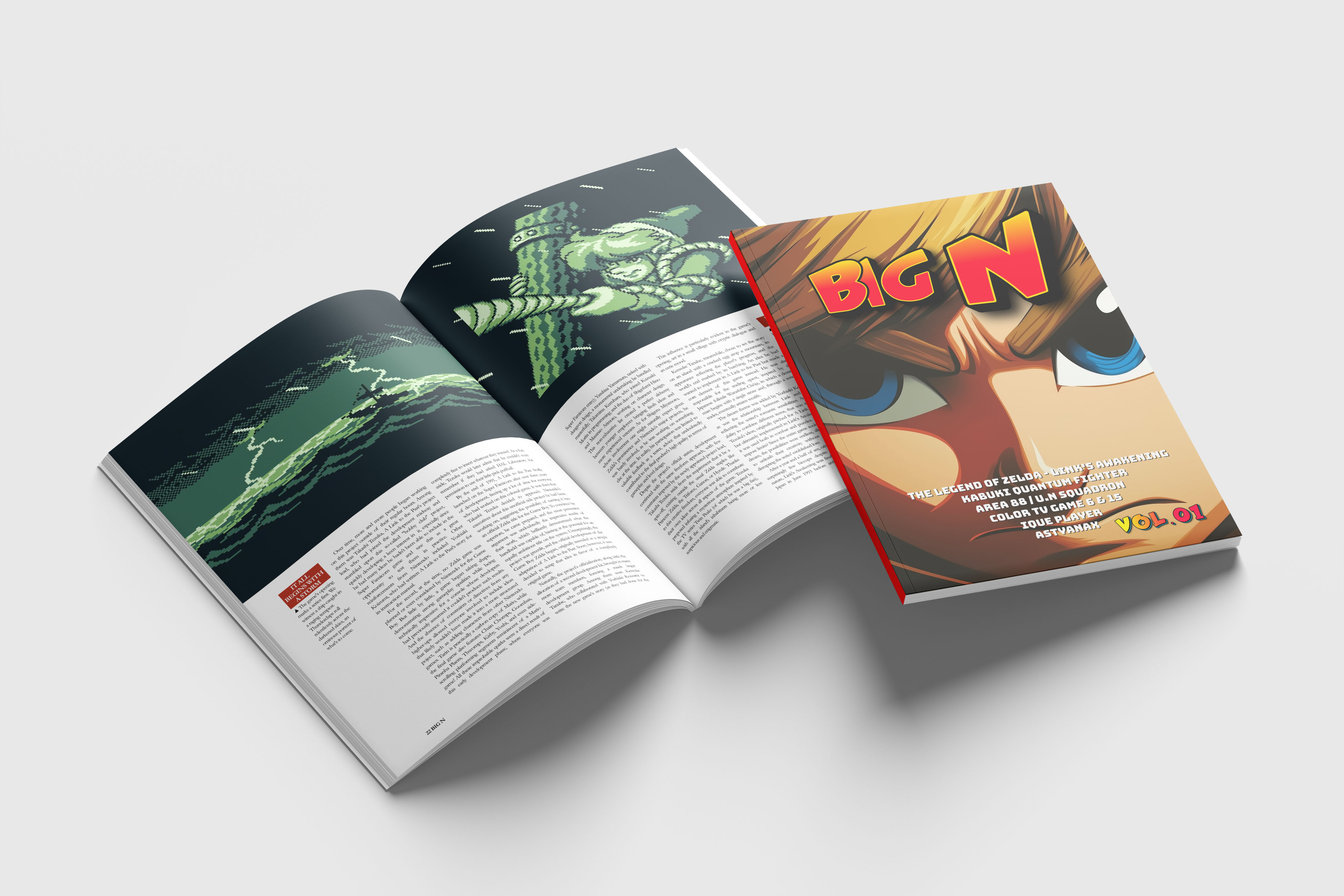 Big N Nintendo dedicated Magazine, Sample Zelda Link's Awakening 1