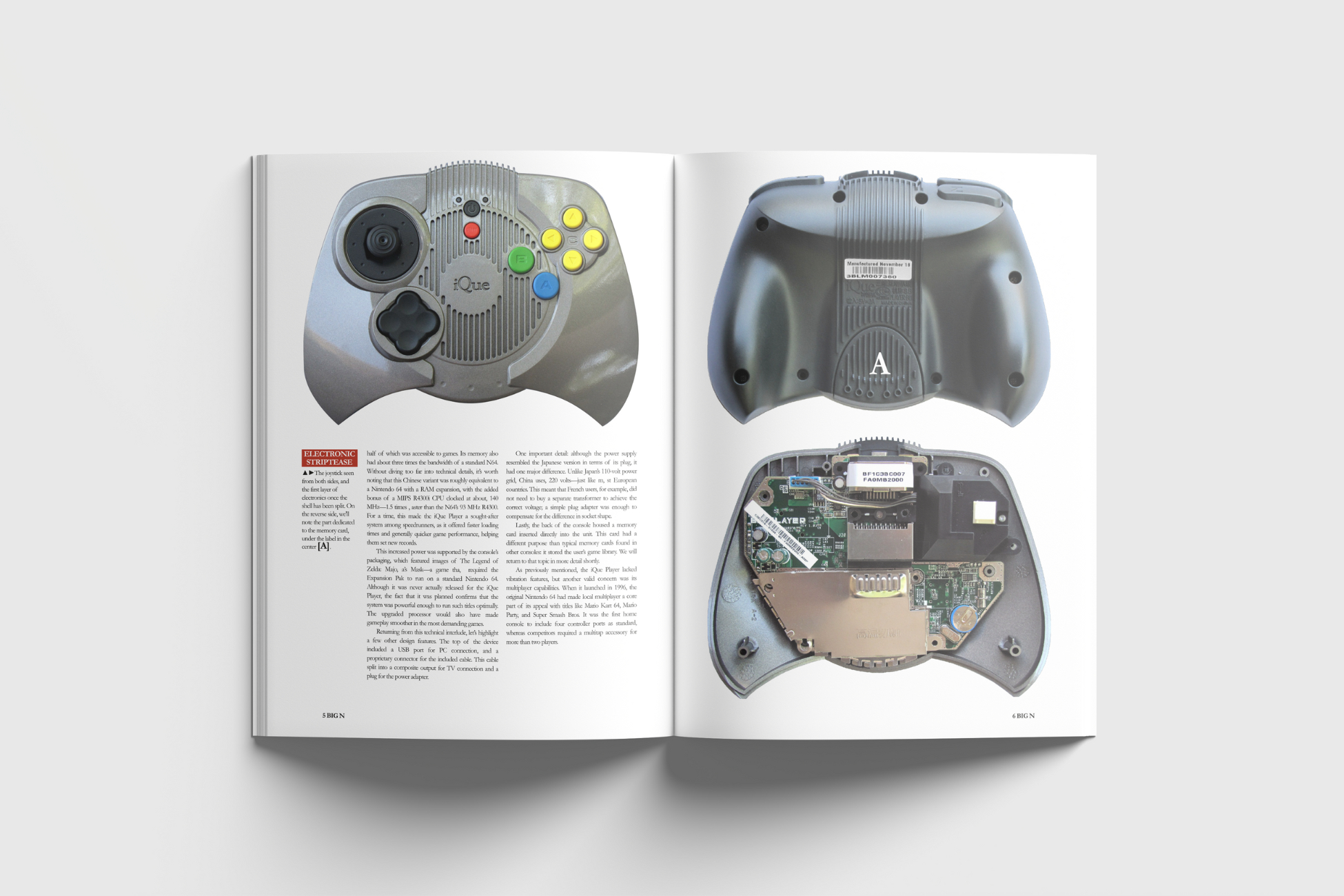 BIG N  Nintendo Magazine Ique Player sample